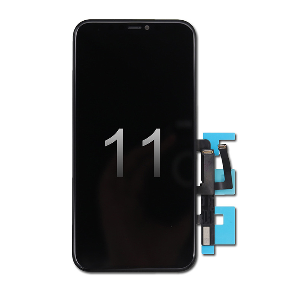 Original touch lcd screen OLED oem replacement For iPhone 11 display with Metal Plate